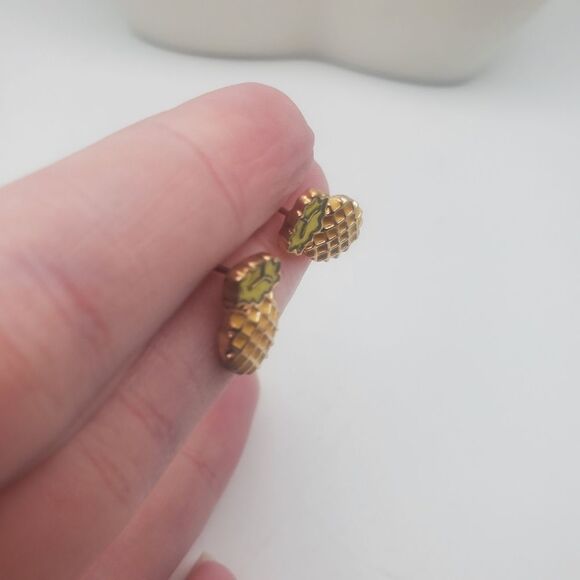 Pineapple earrings‎ - Picture 2 of 2